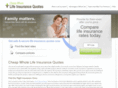 cheapwholelifeinsurancequote.com