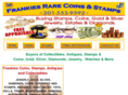 frankiesrarecoinsandstamps.com