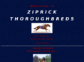 ziprickthoroughbreds.com