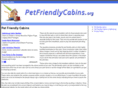 petfriendlycabins.org