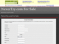 nevertry.com