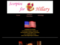 scorpiosforhillary.com