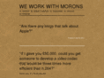 weworkwithmorons.com