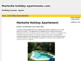 marbella-holiday-apartments.com