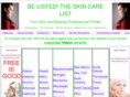 theskincarelist.com