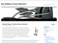 buyellipticaltrainermachine.com