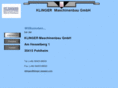klinger-maschinenbau.com
