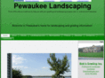 pewaukeelandscaping.com