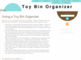 toybinorganizer.com