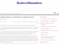 realworldnumbers.com