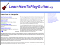 learnhowtoplayguitar.org