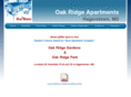 oakridgeapartmentshagerstown.com