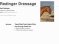 redingerdressage.com