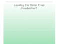 massageforheadaches.com
