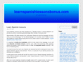 learnspanishlessonsbonus.com