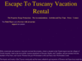 escapetotuscany.net
