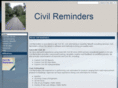 civilreminders.com