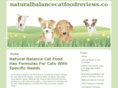 naturalbalancecatfoodreviews.com