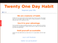 twentyonedayhabit.com