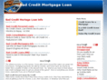 badcredit-mortgageloan.com