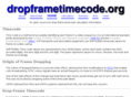 dropframetimecode.org