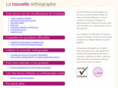 nouvelleorthographe.info
