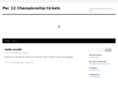 pac12championshiptickets.com