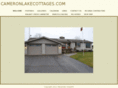 cameronlakecottages.com