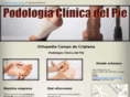 podologiaclinicadelpie.com