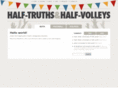 halftruthsandhalfvolleys.com