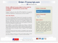 orderatranscript.com