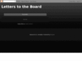 letterstotheboard.com
