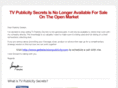 tvpublicitysecrets.com