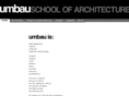umbauschoolofarchitecture.org
