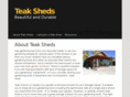 teaksheds.com