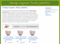 cheaporganicbodyjewelry.com