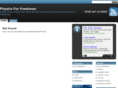 physicsforfreshmen.org