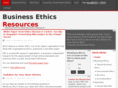 businessethicsresources.com