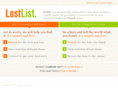lostlist.com