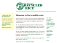 recycledrice.org