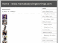 mamababyslingsnthings.com