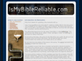 ismybiblereliable.com