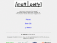 mattpetty.net