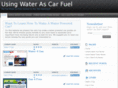 usingwaterascarfuel.com