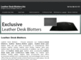 leatherdeskblotters.biz