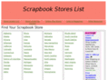 scrapbookstoreslist.com