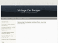 vintagecarbadges.com