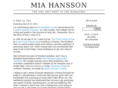 miahansson.com