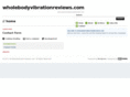 wholebodyvibrationreviews.com