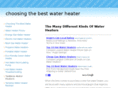 bestwaterheaterreviews.com